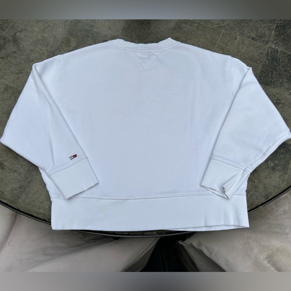 EUC Tommy Jeans Cropped sweatshirt size Medium - Picture 5 of 12